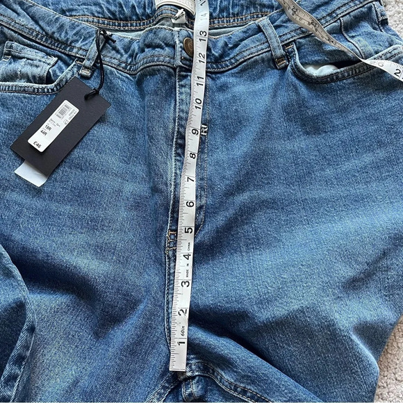 River Island flare jeans high rise sculpt raw hem plus size 14 new - Picture 10 of 13